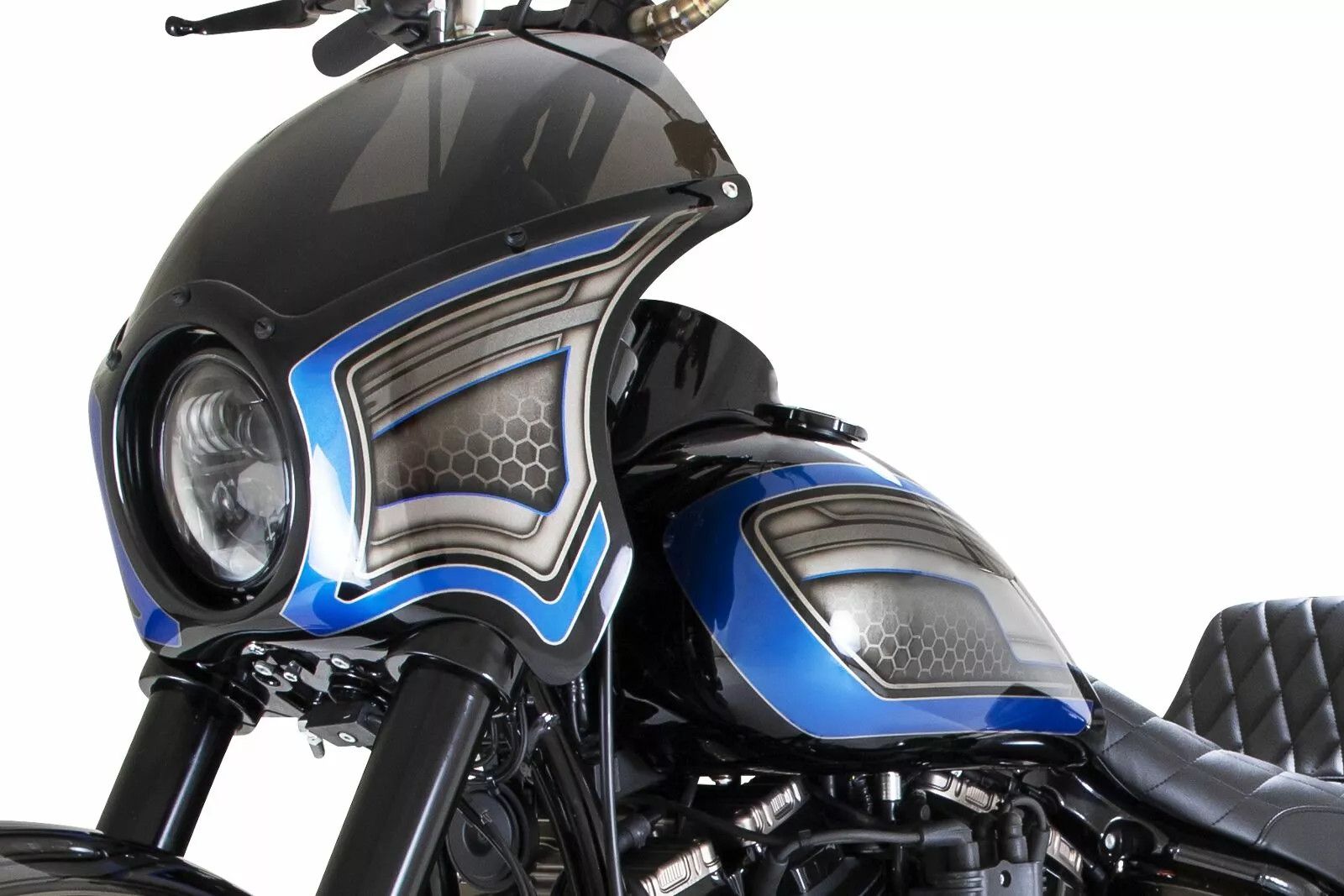 Arlen ness 06-041 NESS® eredeti Fairing Kit Szélvédő, plexi, fejidom 1