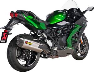 AKRAPOVIC kipufogódob TI CF Ninja H2 SX Kipufogó dob - Slip On