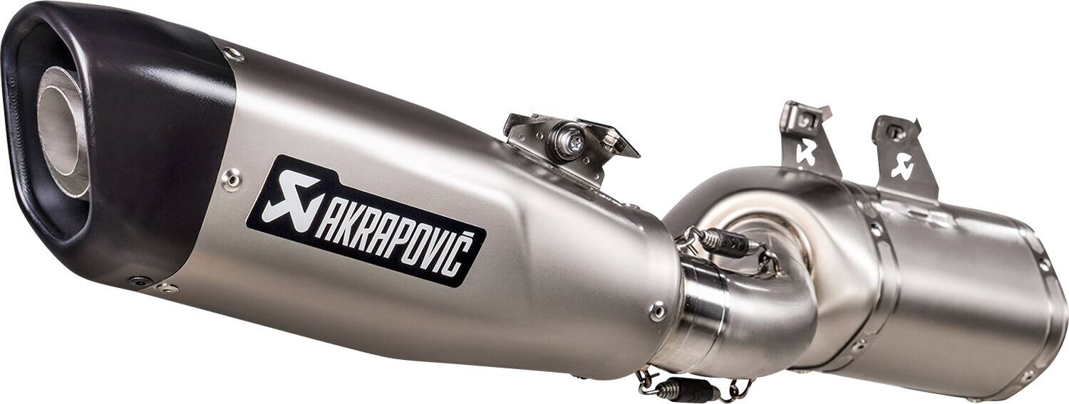 AKRAPOVIC SLIP-ON vonal kipufogódob titán Kipufogó dob - Slip On 0