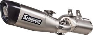AKRAPOVIC SLIP-ON vonal kipufogódob titán Kipufogó dob - Slip On
