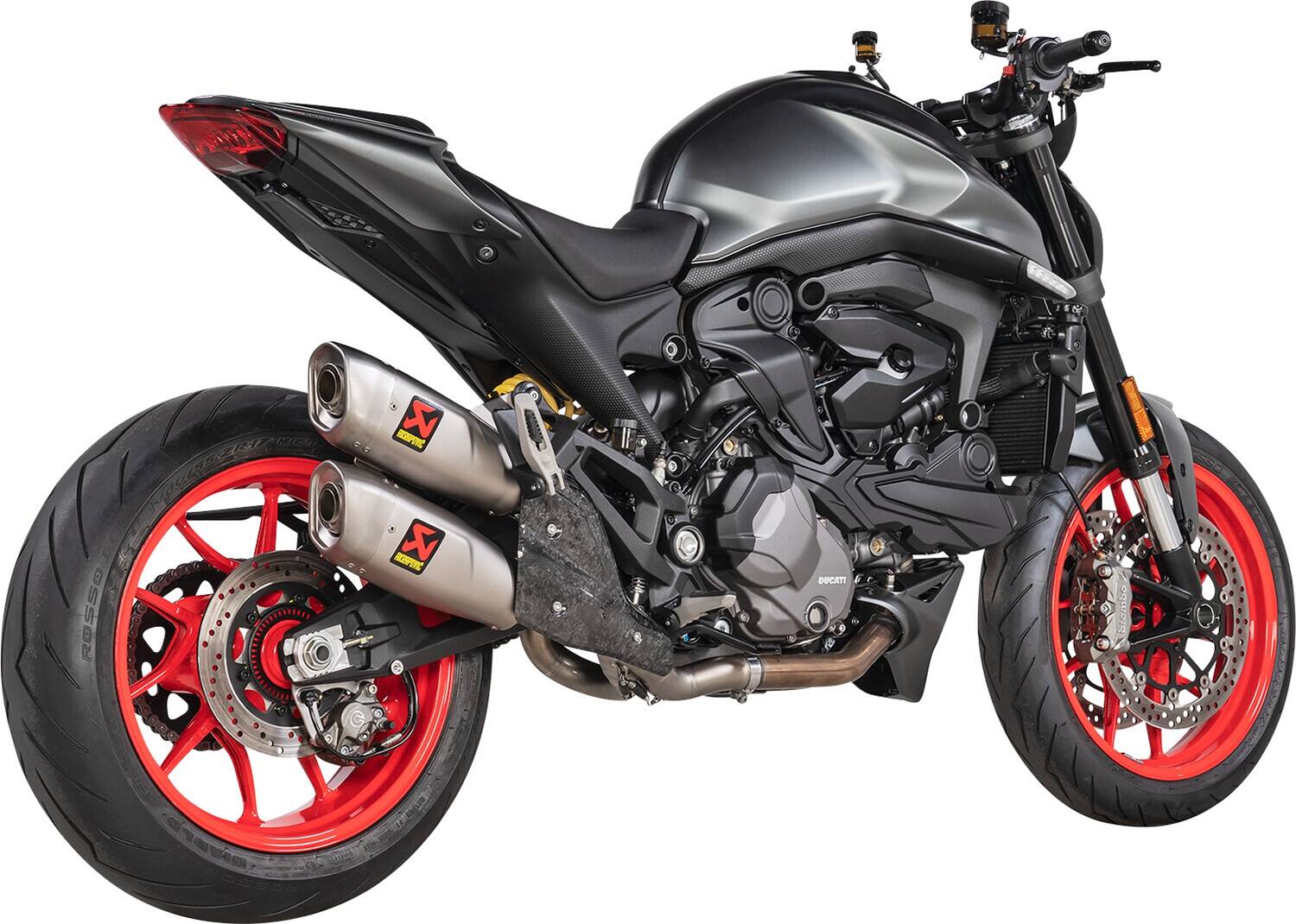 AKRAPOVIC kapcsolat csõ TI Monster Kipufogó leömlők és összekötő csövek 0