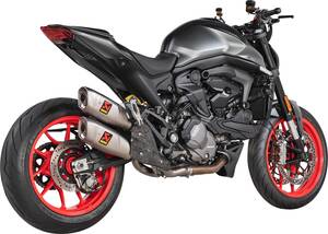 AKRAPOVIC kapcsolat csõ TI Monster Kipufogó leömlők és összekötő csövek