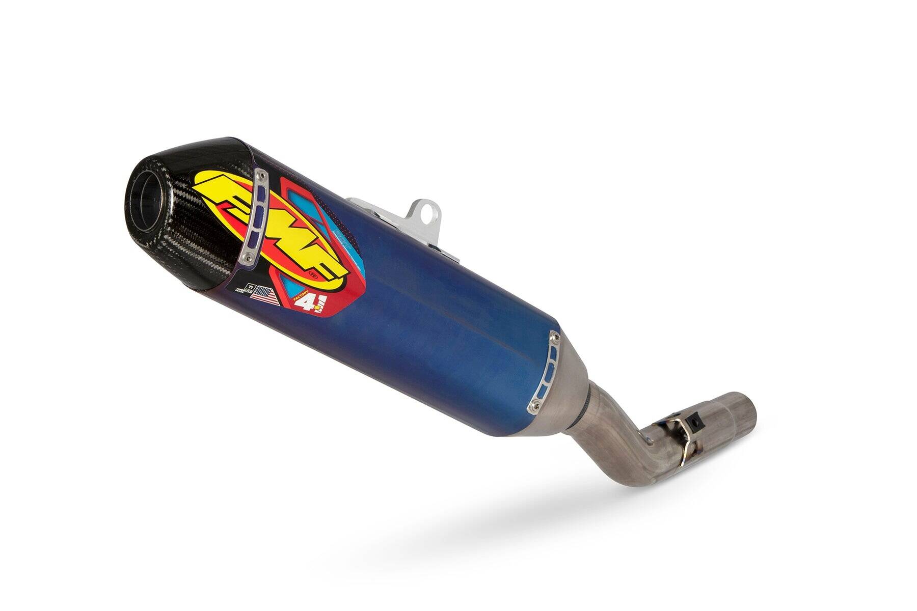 Fmf gyár 4.1 RCT titán eloxált SLIP-ON  W/ karbon sapka Teljes kipufogórendszer 0