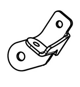 AKRAPOVIC kipufogódob konzol rozsdamentes acél Kipufogó
