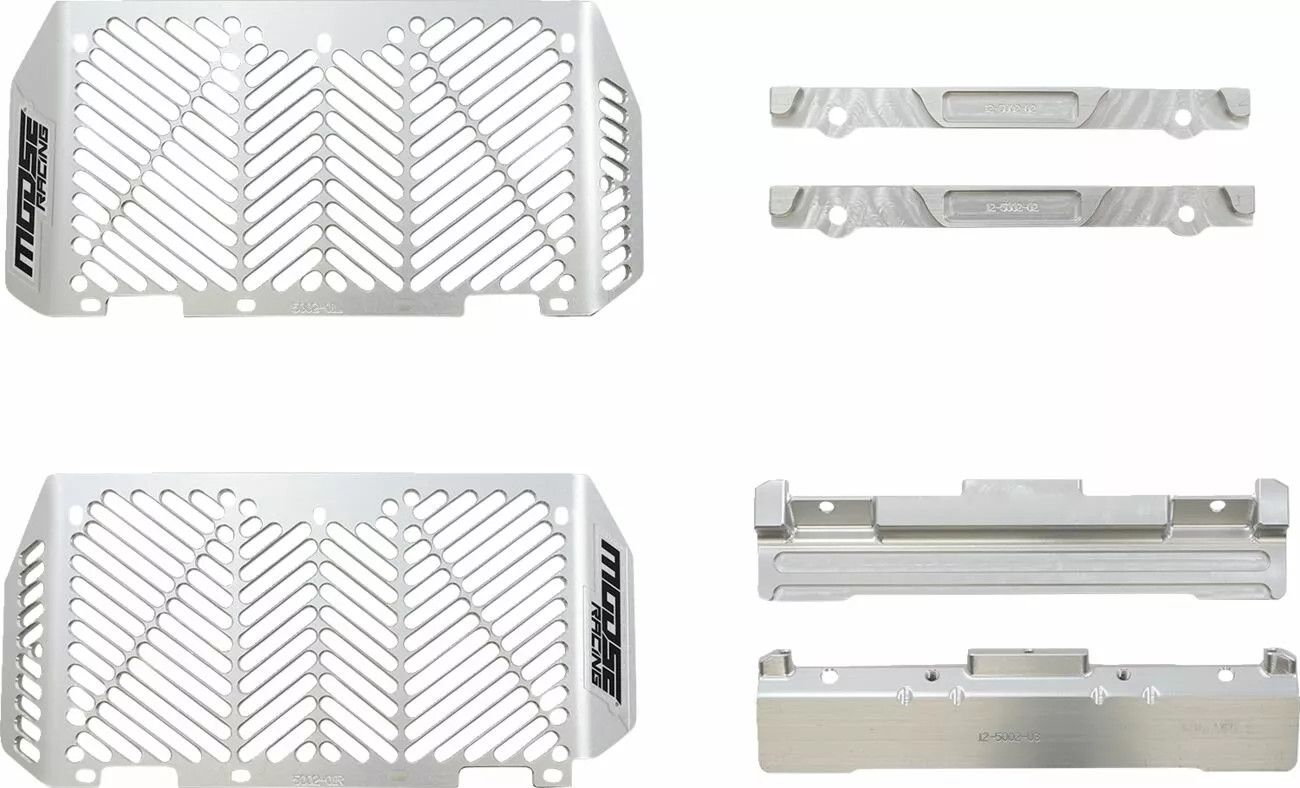 Moose racing hard-parts 12-5002 Billet radiátorvédők Hűtés alkatrész 0