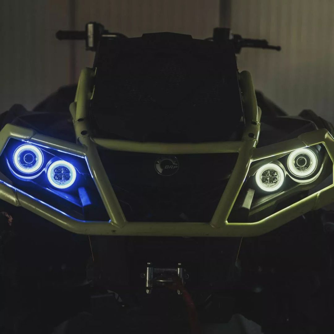 Rjwc powersports 23400400 LED Halo Kit Fényszóró, helyzetjelző 1