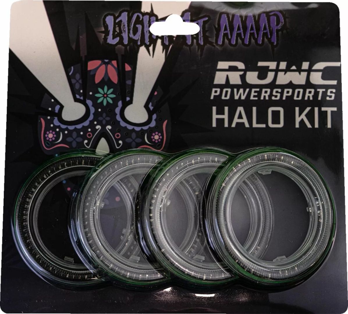 Rjwc powersports 23400400 LED Halo Kit Fényszóró, helyzetjelző 2