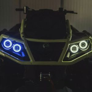 Rjwc powersports 23400400 LED Halo Kit Fényszóró, helyzetjelző 1