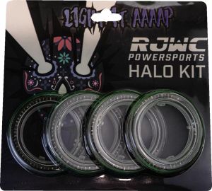 Rjwc powersports 23400400 LED Halo Kit Fényszóró, helyzetjelző 2