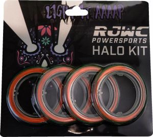 Rjwc powersports 23400200 LED Halo Kit Fényszóró, helyzetjelző 2