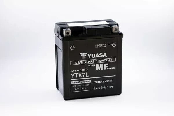 Yuasa YTX7L(WC) karbantartást nem igénylő akkumulátor Akkumulátor és tartozékai 0