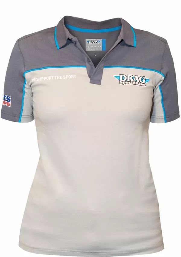 Parts europe promotion DS Lady Polo-L Women ' S ing Motoros póló, trikó 0
