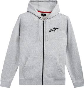 Alpinestars (casuals) kapucni ZIP A-CHEST GY/BK XL Motoros ing, pulóver