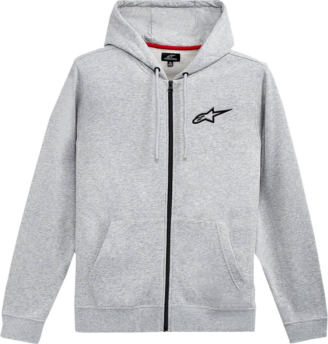 Alpinestars (casuals) kapucni ZIP A-CHEST GY/BK 2X Motoros ing, pulóver 0