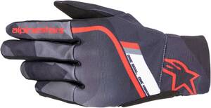 ALPINESTARS (road) kesztyû REEF BK/CAMO/RD XL Motoros kesztyű - utcai motorozáshoz