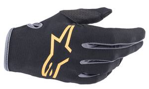 Alpinestars bicycle kesztyû ALPS BLK/TANG XL Biciklis kesztyű