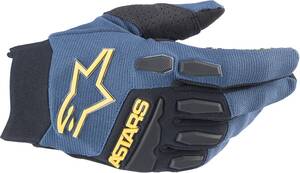 Alpinestars bicycle kesztyû FREERIDE NAV/YLW S Biciklis kesztyű