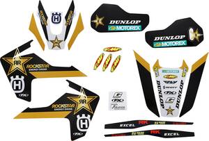 Factory effex grafika készlet - TC/FC FE/TE - Husqvarna Matricák és kiállító állványok