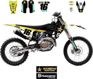 Factory effex grafika készlet - TC/FC FE/TE - Husqvarna Matricák és kiállító állványok