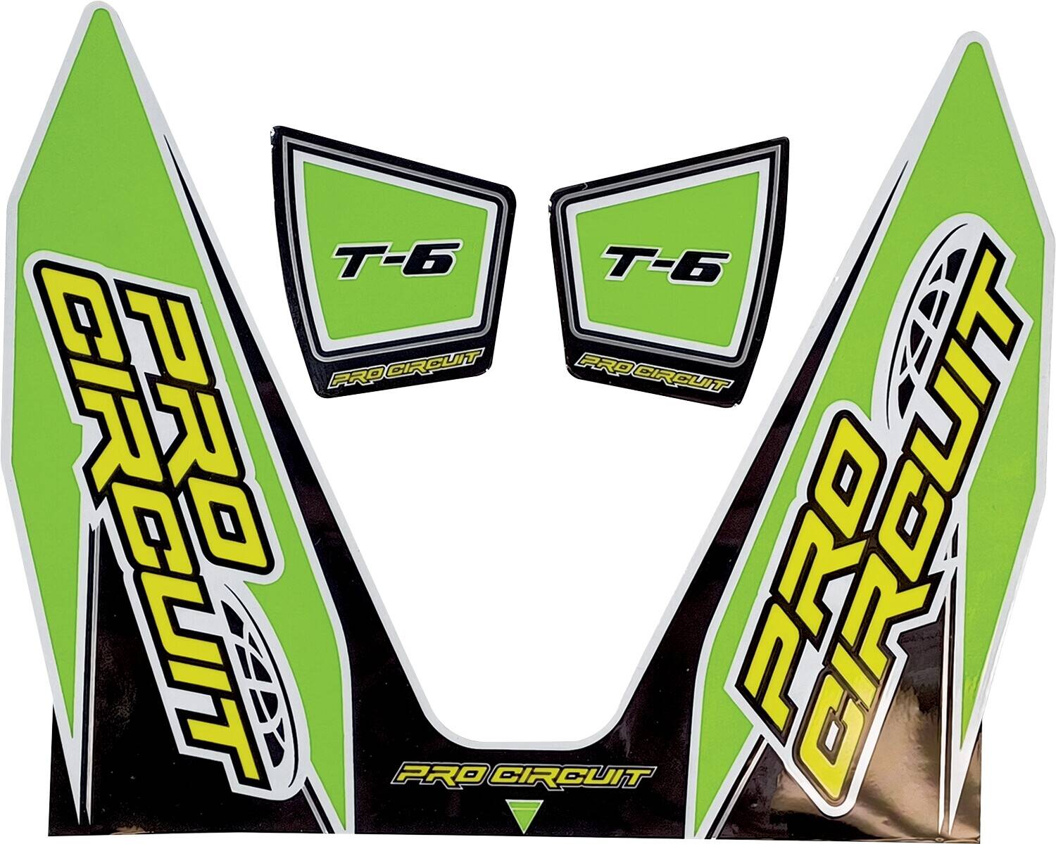 Pro circuit matrica T6 zöld Motor kipufogó alkatrész 0
