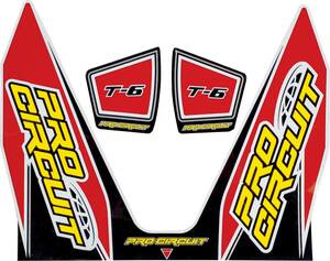 Pro circuit matrica T6 piros Kipufogó