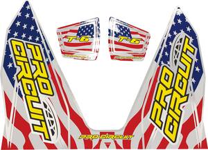 Pro circuit matrica T6 STARS ANDSTRIPES Kipufogó