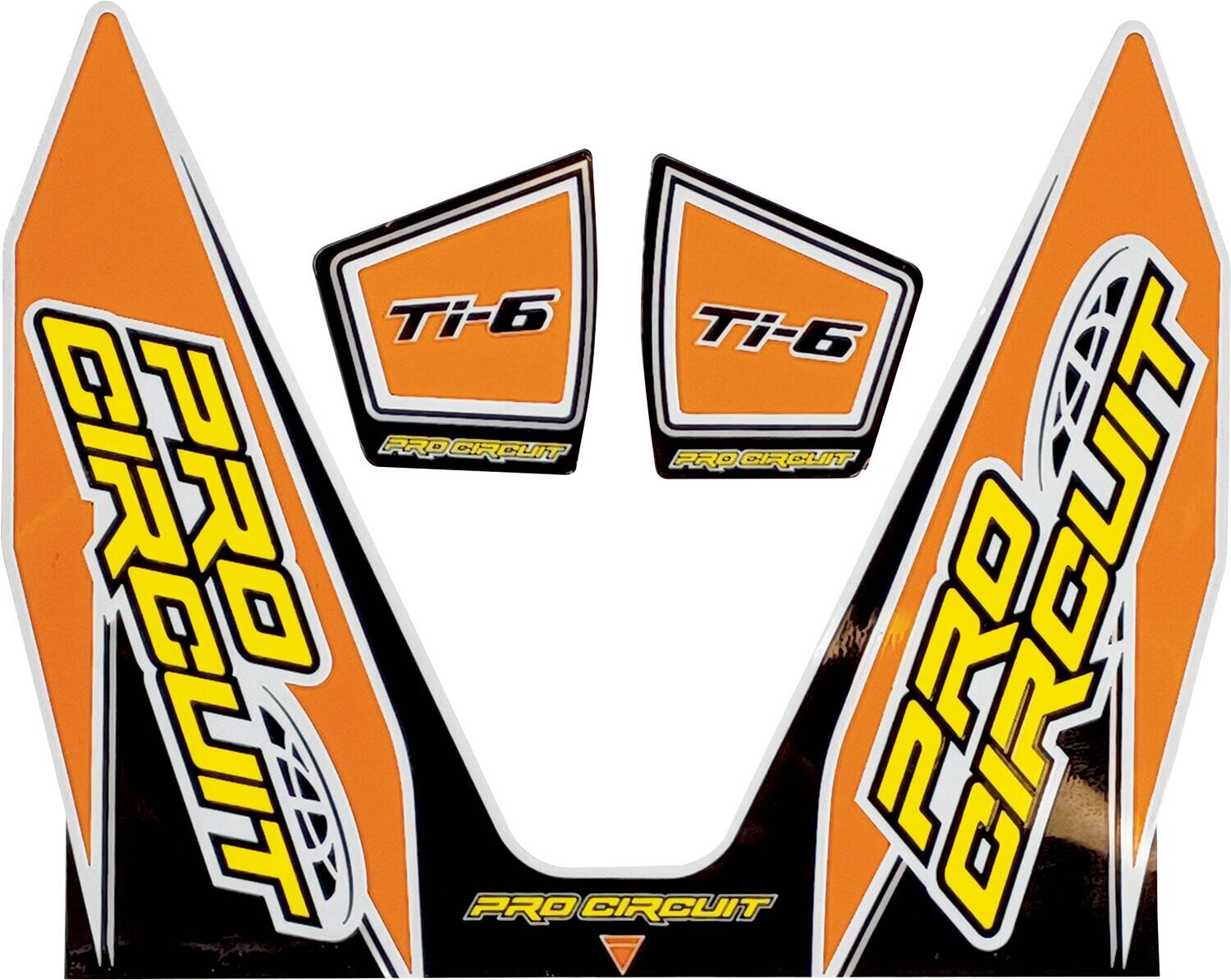 Pro circuit matrica TI6 narancs Motor kipufogó alkatrész 0