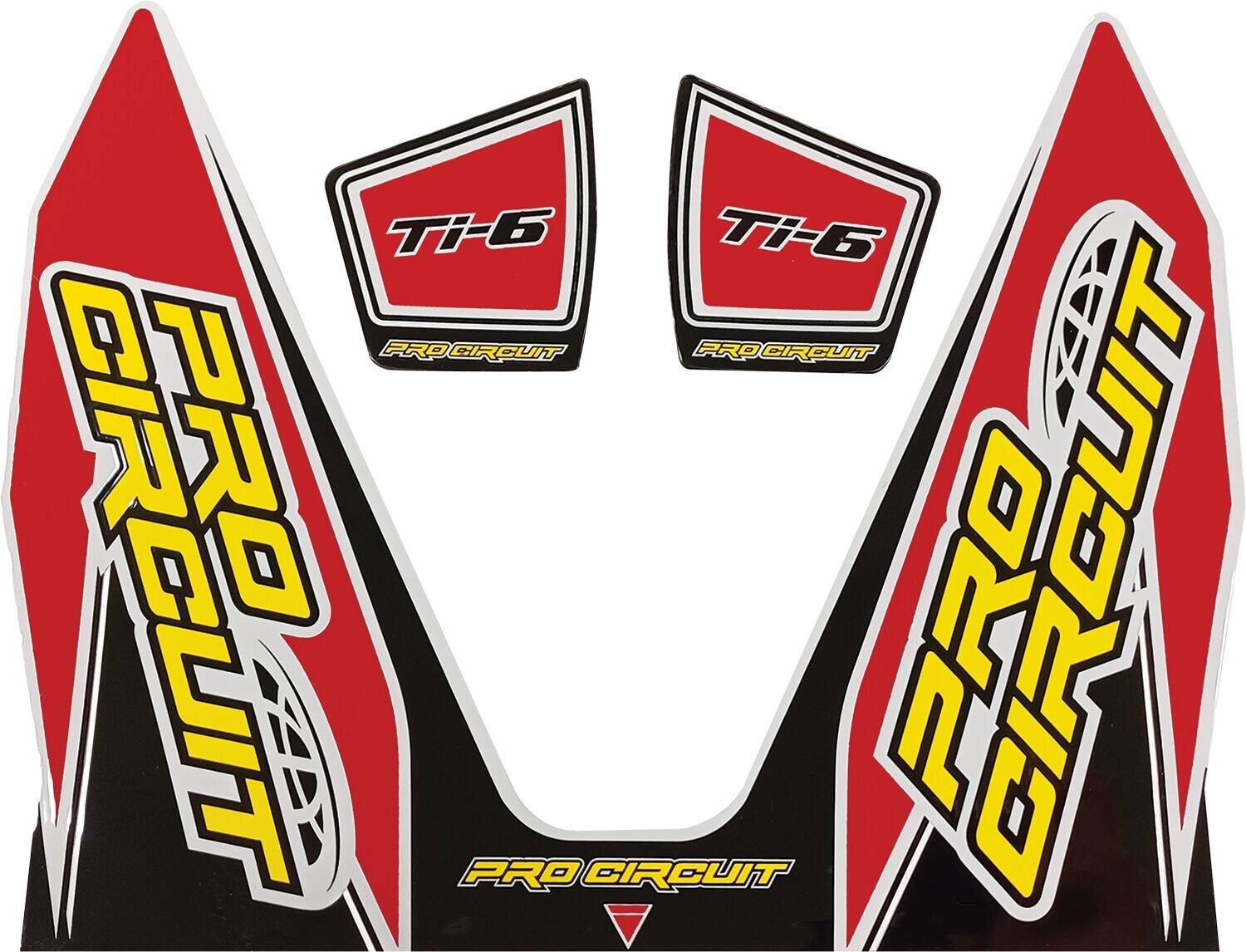 Pro circuit matrica TI6 piros Motor kipufogó alkatrész 0