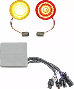 Custom dynamics CD-STS-RSGST SMART LED 1157 Bullet Turn Signals vezérlővel Irányjelző, index