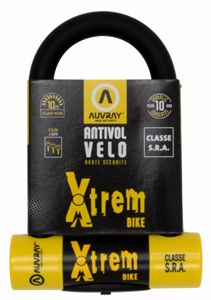 Auvray Xtrb150auv u-lock xtrem kerékpár Motorkerékpár lezáró lánc, lakat, zár, tárcsafékzár, riasztó 1