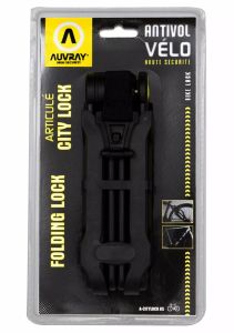 Auvray ACL85aUV hajtogató zár Motorkerékpár lezáró lánc, lakat, zár, tárcsafékzár, riasztó 1