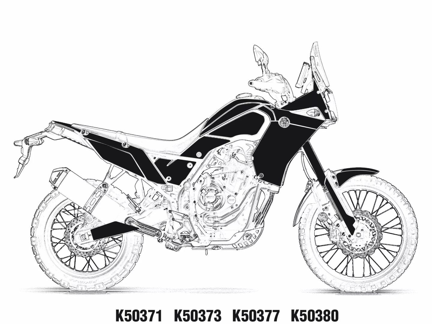 Uniracing K50377 matricakészlet Matrica 2