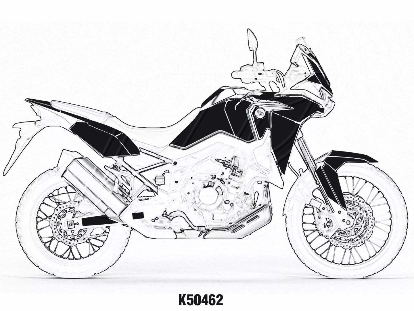 Uniracing K50462 matricakészlet Matrica 4