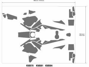 Uniracing K50578 matricakészlet Matrica 1