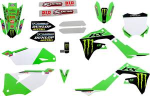 D'cor visuals grafika készlet MEK KX450 Matricák és kiállító állványok