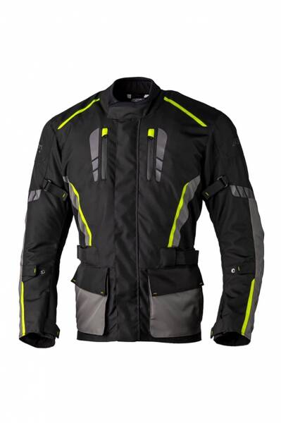 RST Axiom Légzsákos textil túra kabát UV Sárga láthatósági légzsákos motoros ruha 0