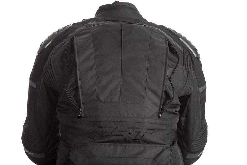 RST Adventure-X Légzsákos Textil Túrakabát fekete légzsákos motoros ruha 0
