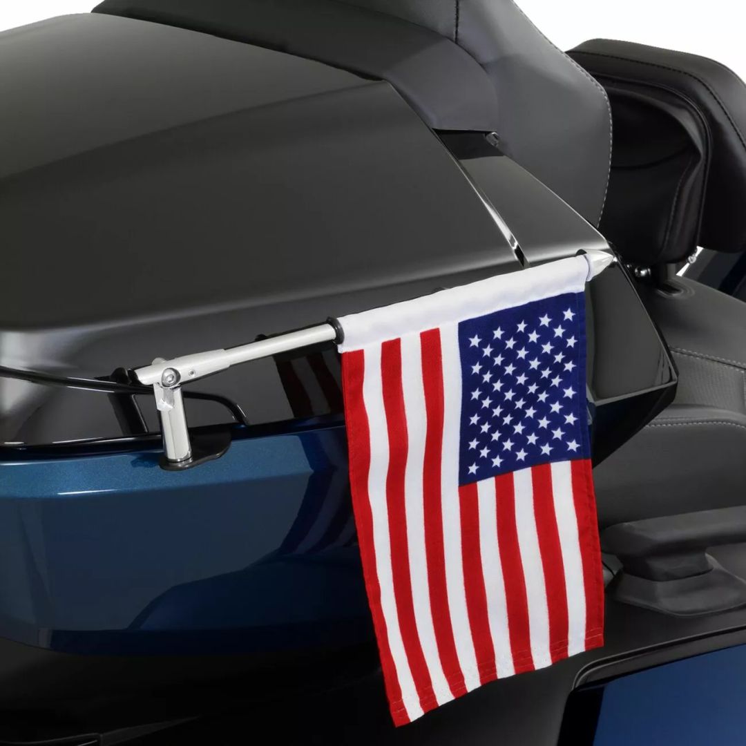 Show chrome 41-203R zászlórúd Can-Am RT-hez amerikai zászlóval Bukócső, blokkvédő, váz 1