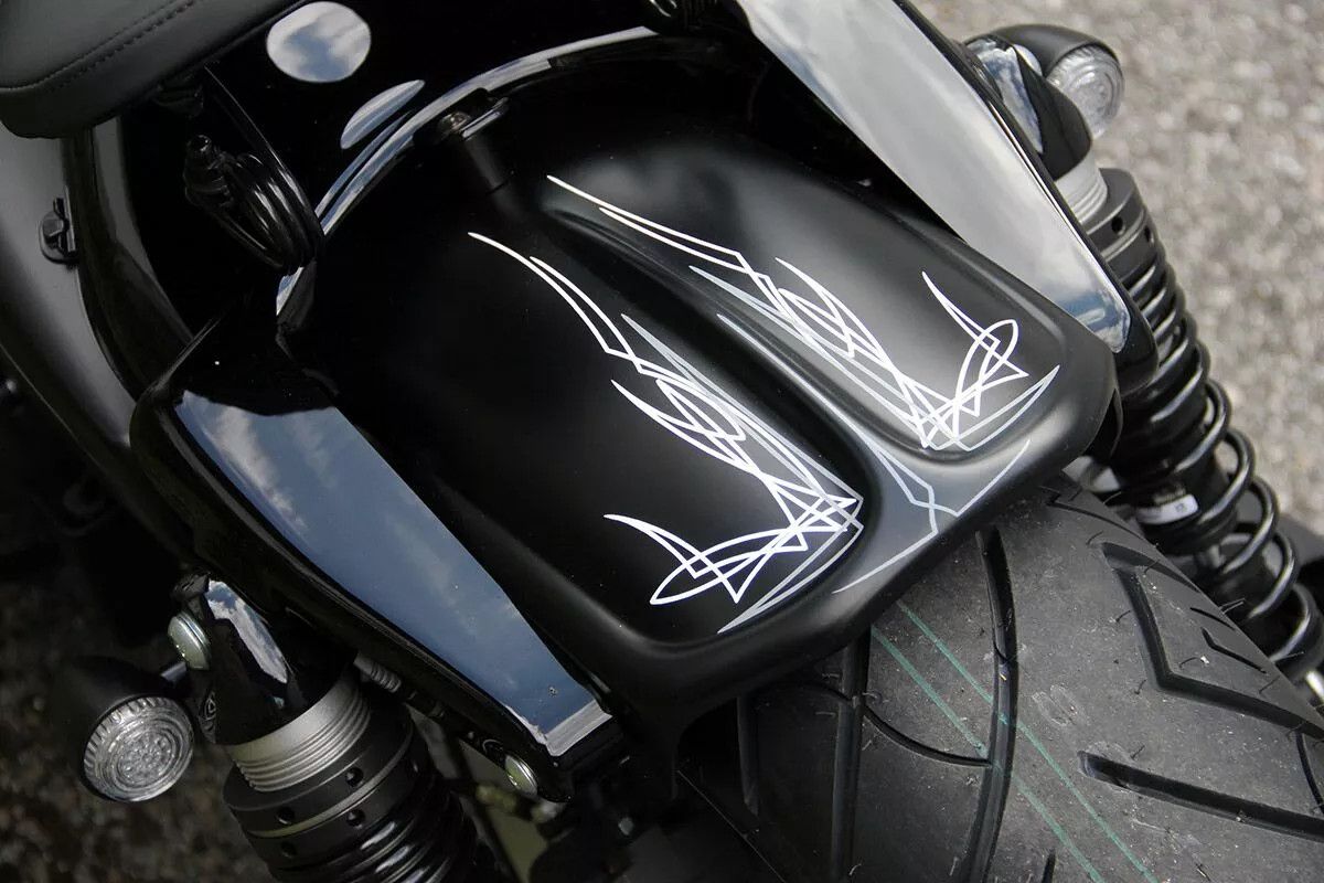 Cult werk HD-SPO006 sárvédő rugóstagok Harley Sportster rövidítése Sárvédő, vázvédő, idom 3