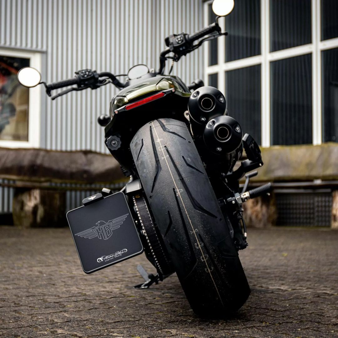Heinz bikes HBSKZ-RH-B Oldalsó rögzítés Rendszámtartó 7