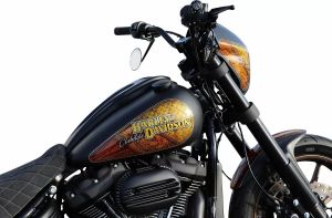Cult werk HD-BRO120 Dash Cover Harley Sebességmérő és fordulatszámmérő 2