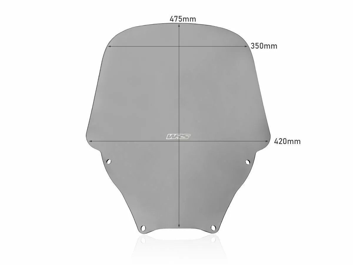 Wrs HO054F szélvédő robogóhoz Szélvédő, fejidom 6