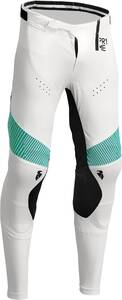 Thor Prime Tech nadrág - White/Teal - 40 Motokrossz nadrág