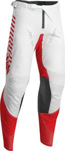 Thor-hallman különböznek Slice nadrág - White/Red - 44 Motokrossz nadrág