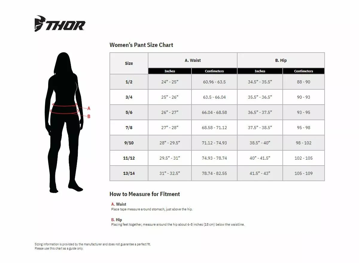 Thor 2902-0327 Női pulzus reviz nadrág Motokrossz nadrág 3
