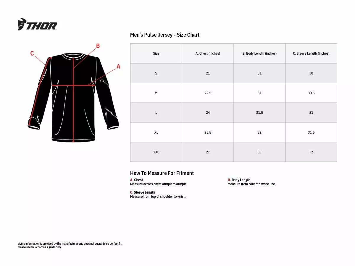Thor 2910-7105 Pulse Mono Jersey Mez 4
