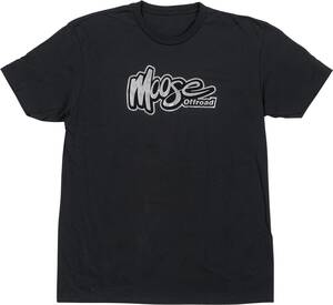 Moose racing soft-goods póló OFFROAD fekete L Motoros póló, trikó