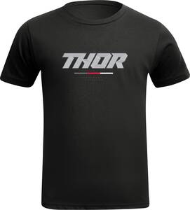 Thor póló Ifjúsági THOR CORPO fekete L Motoros póló, trikó