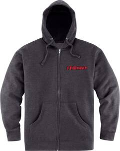 Icon ZIP kapucni OMNICRUX fekete 2X Motoros ing, pulóver