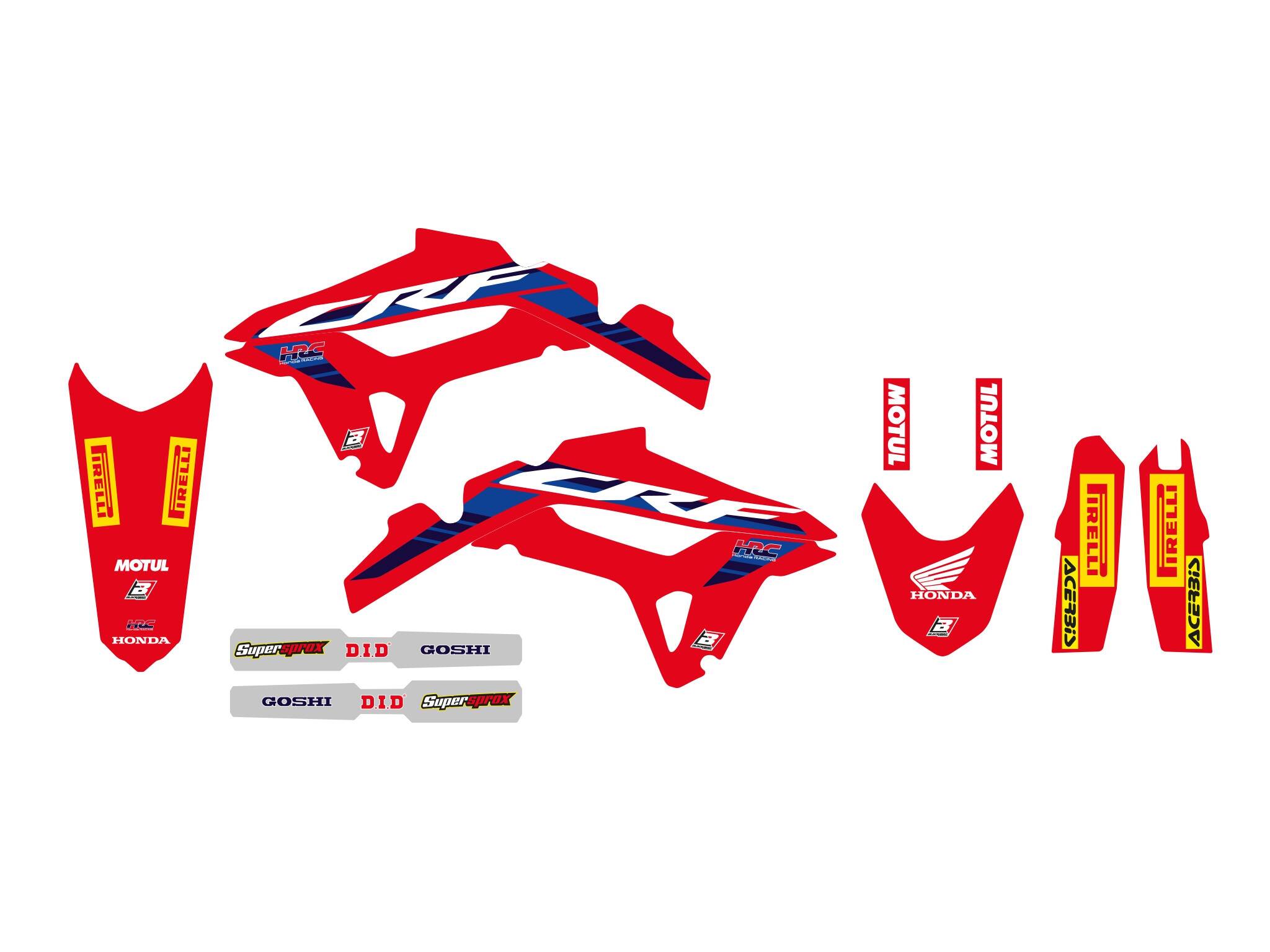 Blackbird racing grafika készlet REP HRC 22 Matrica 0
